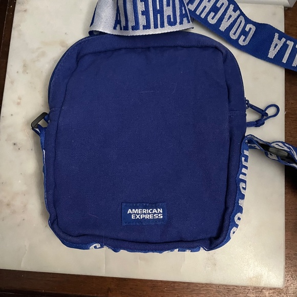 American Express Blue Coachella Crossbody Purse - Picture 4 of 8